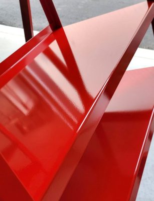 Red shelf